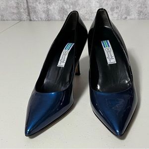 ARNOLD Churgin Handmade Ombre Leather Patent Pointed Toe Heels. Fits about 8.5